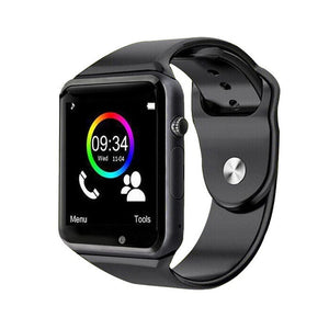 Sem fronteiras a1 bluetooth relógio inteligente esporte apoio chamada música 2g com sim tf câmera smartwatch para android pk iwo 8 dz09 gt06